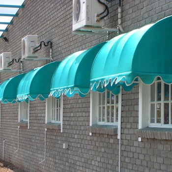 Turquoise Net Awnings (83% Shade, 92% UV)