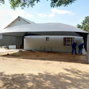 Charcoal Net with 2 Drop Sides (94% Shade, 95% UV)