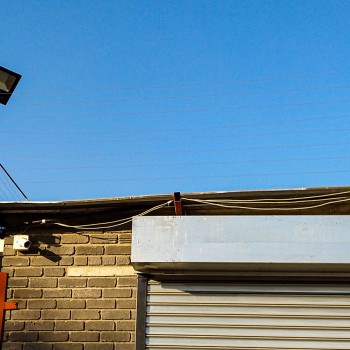 Electric Fence on Roof of Building