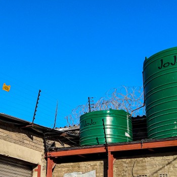 Electric Fence on Roof of Building